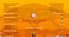 Desktop Screenshot of djembe-art.de