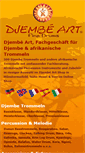 Mobile Screenshot of djembe-art.de