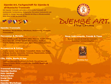 Tablet Screenshot of djembe-art.de